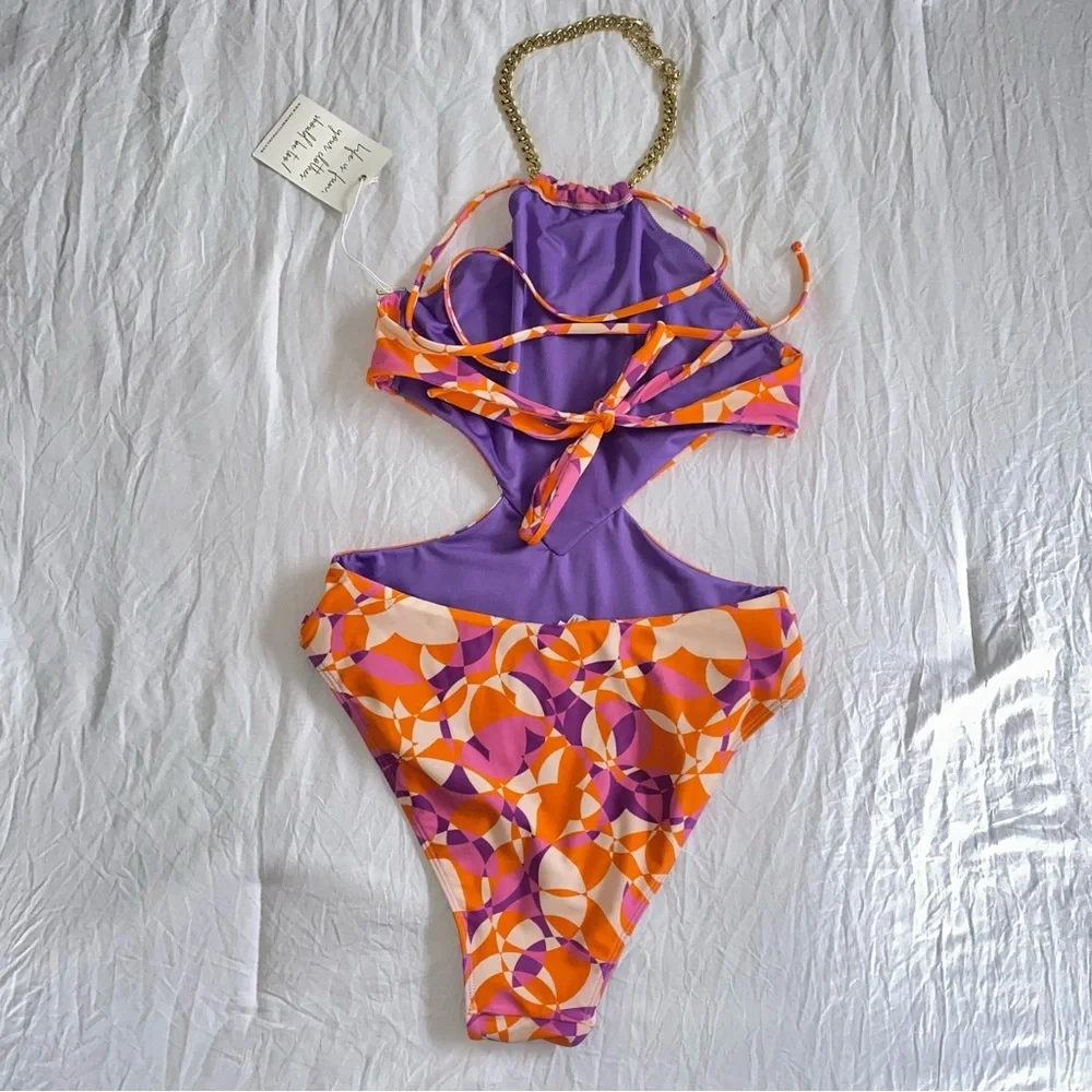 Show Me Your Mumu Costa One Piece Summer Swimsuit size S